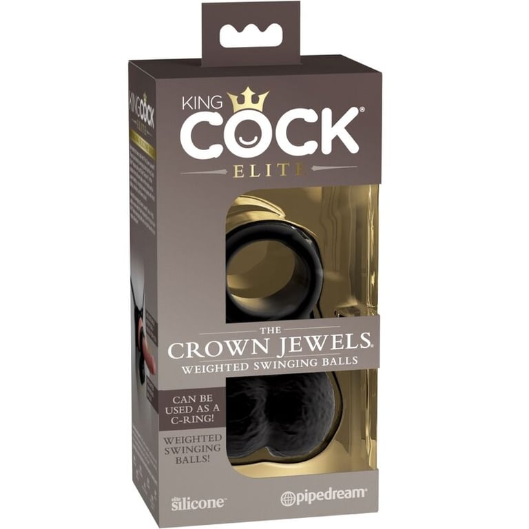 King Cock - The Crown Jewels Weighted Swinging Balls Silicone