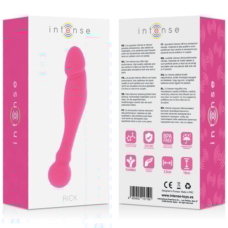 Silicone Rick Dual Rosa