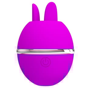 Vibrador De Silicona Redondo Gemini Ball Morado