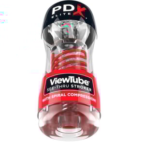 Pdx Elite - Masturbador Stroker Viewtube 2 Compresion Espiral Transparente