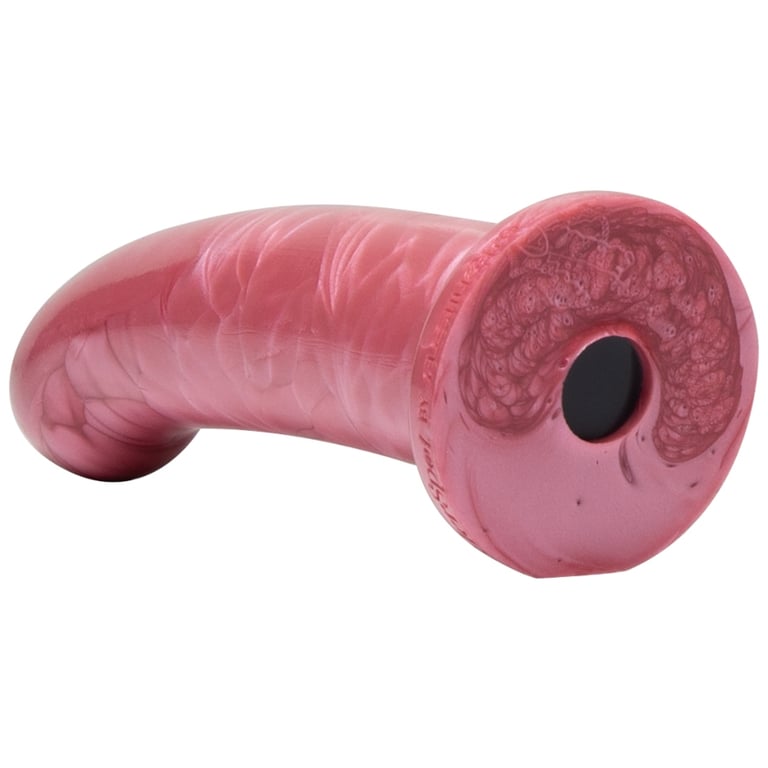 Dildo Curvado Herspot Golden Rose L Estimulación Precisa y Elegante para Placer Femenino