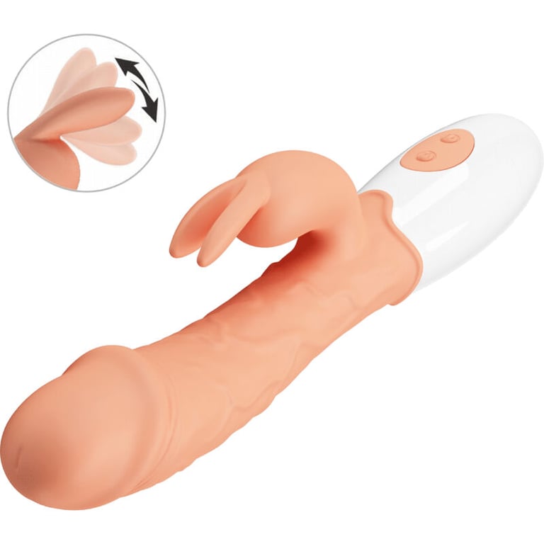Easter Bunny Vibrator With Stimulator