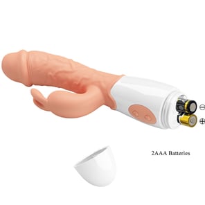 Easter Bunny Vibrator With Stimulator