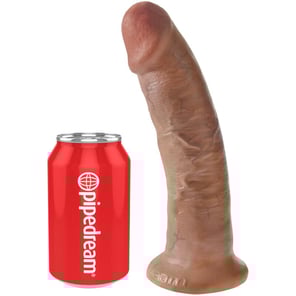 King Cock - Pene Realístico 21.7 CM Caramelo