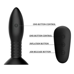 Plug With Black Rotating Balls Remote Control