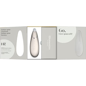Estimulador de Clítoris Premium 2 en Color Gris Masajeador Íntimo Recargable para Mujeres