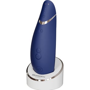 Estimulador de Clítoris Premium Doble Motor Color Arándano Juguete Sexual Recargable para Mujer