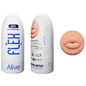 Masturbador Masculino Boca Realista Talla M Flex para Hombres Juguete Erótico Discreto