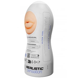 Masturbador Masculino Maxi Flex Boca Realista Talla L Juguete Erótico para Hombre
