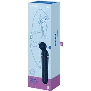 Satisfyer - Planet Wand-er Masajeador Vibrador Azul