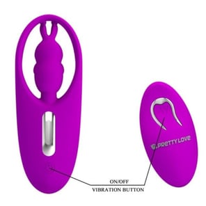 Wild Rabbit Estimulador Para Braguita Con Control Remoto Lila