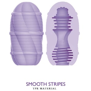 Huevo Masturbador Smooth Stripes Cupid