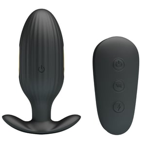 Kelly Plug Anal Vibrador Recargable Negro