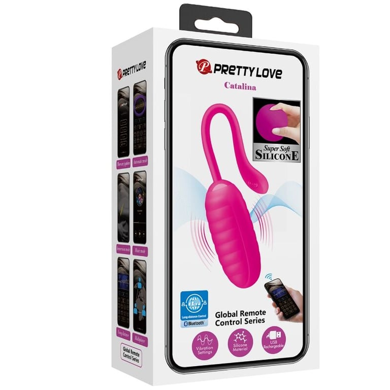 Catalina Huevo Vibrador Recargable Rosa