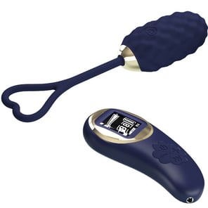 Vivian Huevo Vibrador Control Remoto Azul