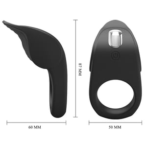 Susanna Vibrating Penis Ring Black