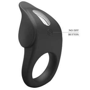 Susanna Vibrating Penis Ring Black