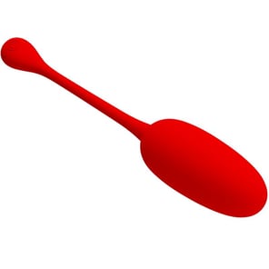 Knucker Huevo Vibrador Recargable Rojo