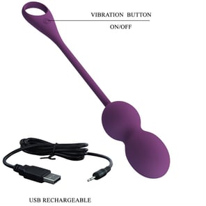 Elvira Kegel Balls App Remote Control Purple