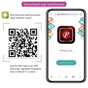 Catalina Vibrador App Control Remoto Lila