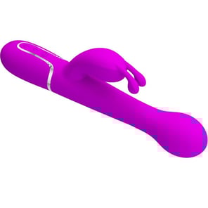 Dejon Vibrador Rabbit 3 En 1 Multifunción Violeta