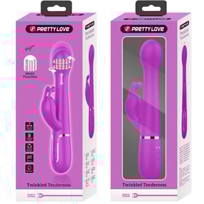 Dejon Vibrador Rabbit 3 En 1 Multifunción Violeta