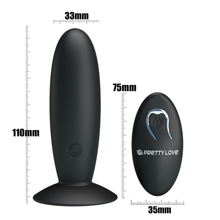 Rechargeable Anal Plug With Vibration And Control