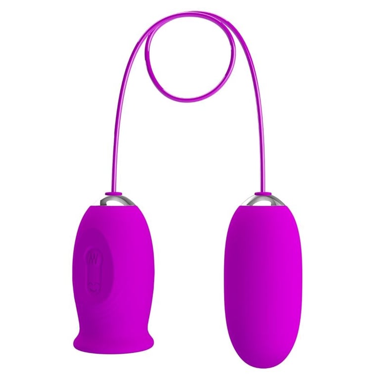 Daisy Dual Egg Rechargeable Vibrator Purple