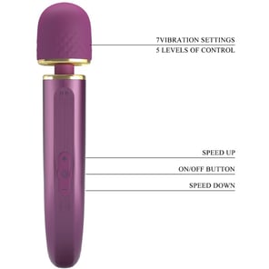 Massager 7 Vibration Modes Purple