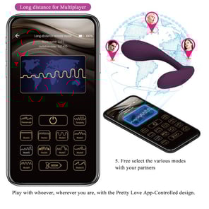 Baird G-spot 12 Vibraciones Recargable Lila App