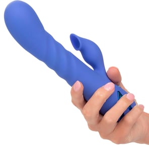 Vibrador Azul Calexotics L.A. Love con Ondas Estimuladoras California Dreaming Placer Sexual Femenino