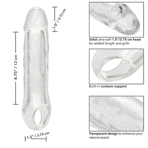 Calexotics - Performance Maxx Extensión Clara 6,5 Transparente