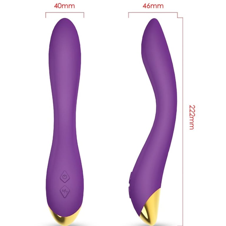 Vibrador Flamingo Violeta Multiposición Recargable para Estimulación Femenina