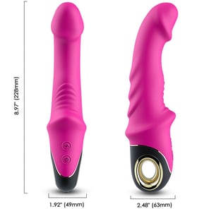 Dildo Vibrador Rotador Fucsia Joyblade Estimulador con Vibración y Rotación para Placer Íntimo