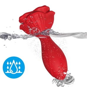 Vibrador Rosa y Plug Anal Pequeño Rojo con Control Remoto Juguetes Sexuales Discretos para Parejas