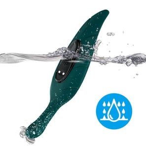 Estimulador y Vibrador Hoja Verde Recargable para Placer Íntimo Femenino