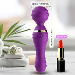 Mini Masajeador y Vibrador Freedo Violeta Recargable para Relajación y Placer