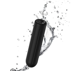 Bala Vibradora Negra Warhead 2 cm x 8.8 cm Discreto Estimulador Sexual Potente para Adultos