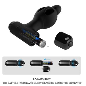 Plug Anal De Silicona Con Vibración