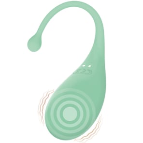 Huevo Vibrador Adrien Lastic Palpitation Verde con App Control Remoto y Placer Inalámbrico