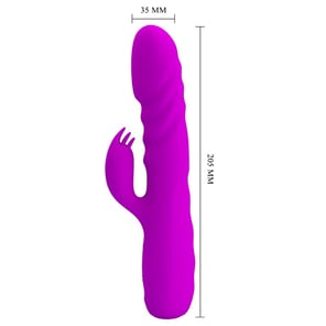 Melanie Vibrador Conejo Recargable Morado