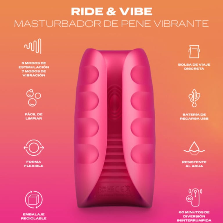Toy Ride & Vibe Vibrator Masturbator