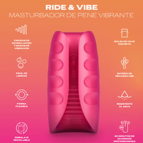 Toy Ride & Vibe Vibrator Masturbator