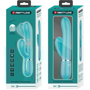 Vibrador Punto G Multifunción Verde Agua