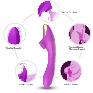 Succionador de Clítoris Dudu Violeta Recargable Estimulador Femenino Discreto y Potente