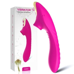 Succionador de Clítoris Dudu Fucsia Recargable Estimulador Íntimo para Mujer