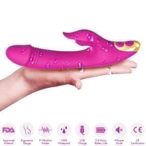 Succionador de Clítoris y Estimulador Punto G Amant Violeta Juguete Sexual Recargable para Mujer