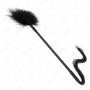 Látigo De Silicona Con Plumas Para Cosquillas 47 CM