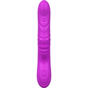 Vibrador Multifunción Angelia con Lengua Estimuladora, Efecto Calor y Masajeador Femenino Violeta
