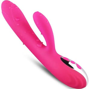 Vibrador Flexible Fucsia con Efecto Calor Estimulador Íntimo Recargable para Placer Femenino